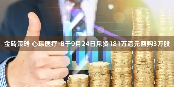 金砖策略 心玮医疗-B于9月24日斥资181万港元回购3万股
